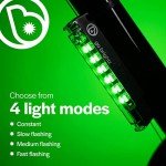 GoBrightz Green LED Bike Frame Light - 4 Modes