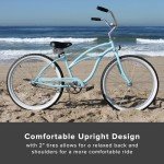 Firmstrong Women's Beach Cruiser Bike, Single Speed, 24" Wheels