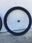 Black Coaster Brake Wheel Set for 26" Beach Cruiser