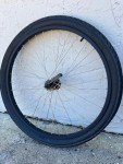 Black Coaster Brake Wheel Set for 26" Beach Cruiser