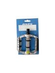 AVASTA Aluminum Alloy Flat Platform MTB Pedals, Black