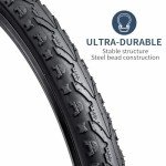 24" Bike Tires and Tubes with Schrader Valve