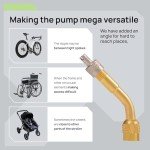 Versatile Bike Pump for Strollers, Tires, and More
