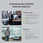 Versatile Bike Pump for Strollers, Tires, and More