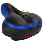TONBUX Memory Foam Shock Absorbing Bike Seat (Blue)