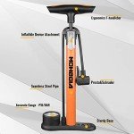 MOHEGIA Floor Pump: High Pressure Bike Inflator