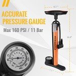 MOHEGIA Floor Pump: High Pressure Bike Inflator