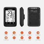 COOSPO Wireless GPS Cycling Computer with Bluetooth, LCD