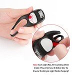Bicycle Light Set: 8 Silicone LED Bike Lights