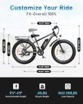 AMYET EB26 1000W Electric Bike, 48V 15Ah, 31mph