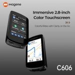 Magene C606 Smart GPS Bike Computer, 2.8" Touchscreen