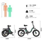 HITWAY Electric Bike: 20" Fat Tire E-Bike, 750W, 20MPH
