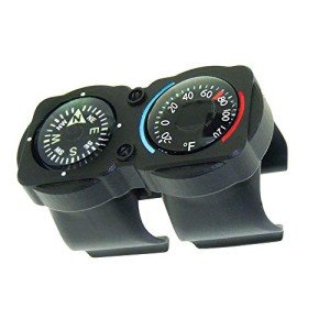 Sun Company CyclGage: Thermometer & Compass Bicycle Handlebar Accessory
