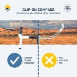 Clip-On Handlebar Compass for Bikes | Multisport Use