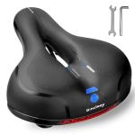 Gincleey Memory Foam Padded Bike Seat, Universal Fit