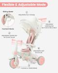 JMMD 7-in-1 Baby Tricycle for Boys & Girls