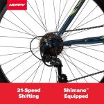 Huffy Mountain Bike, 26", 21-Speed, Lightweight, Dark Blue