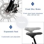 Outroad Fat Tire Mountain Bike - 26 Inch, 21 Speeds, Sand Trek Bike