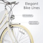 AVASTA Women's Hybrid Bike: Lightweight Step-Through City Commuter