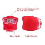 Bicycle Light Set: 8 Silicone LED Bike Lights