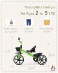 Kid's Tricycle for Ages 2-4, Green Color