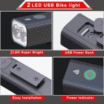 Rechargeable Bike Lights Set for Night Riding