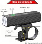 Rechargeable Bike Lights Set for Night Riding