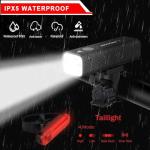 Rechargeable Bike Lights Set for Night Riding