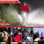 Rechargeable Bike Lights Set for Night Riding