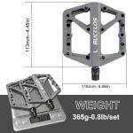 BUCKLOS Mountain Bike Flat Pedals - Large Platform
