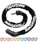 Sportneer Heavy Duty Bike Chain Lock - Anti Theft