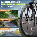 Max4out 26" Folding Mountain Bike, 21 Speed Full Suspension