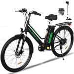 HITWAY Electric Mountain Bike 26" x2.35 Fat Tire