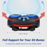 TONBUX Memory Foam Shock Absorbing Bike Seat (Blue)