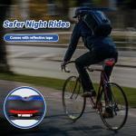 TONBUX Memory Foam Shock Absorbing Bike Seat (Blue)