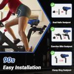 TONBUX Memory Foam Shock Absorbing Bike Seat (Blue)