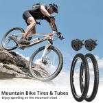 Mountain Bike Tires & Tubes Bundle, Puncture-Resistant, 20