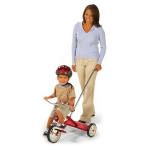 Red Toddler Tricycle with Parent Push Handle, 10