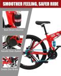 Ktaxon 26" Foldable Mountain Bike with 21-Speed