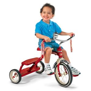 Red Radio Flyer Dual Deck Tricycle