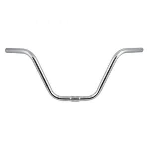 Wald 870 Hi-Rise Cruiser Handlebar, Chrome, 24.5-Inches Wide