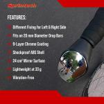 Sprintech Rearview Bike Mirror - Left Side - Black