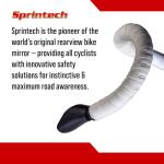 Sprintech Rearview Bike Mirror - Left Side - Black