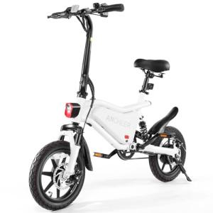 ANCHEER Folding Electric Bike, 20MPH, 45 Miles, Foldable