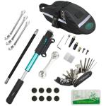 Chumxiny Bike Repair Kit: 16-in-1 Tool, Pump, Tire Patch