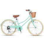 Glerc Girls Cruiser Bike – 24", 6-Speed Hybrid