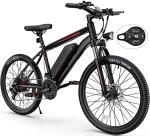 Totguard Electric Bike for Adults 26'' with 350W Motor