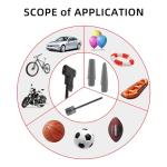 Bike Floor Pump with Gauge, 160 PSI, Presta/Schrader Compatible