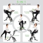 KURONO 4 IN 1 Foldable Exercise Bike