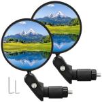Adjustable HD Bike Mirror Set for Mountain Road Bikes